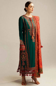 HUSSAIN REHAN 3pc Casual Winter Collection  CODE 7026