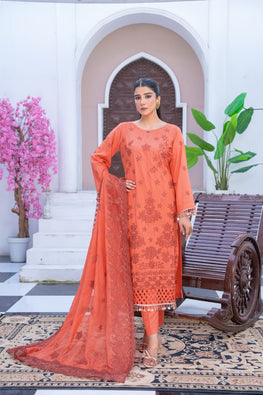 EXCLUSIVE DORIA Viscose 3-Piece Suit Artical Code 04