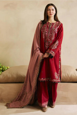 ZARA SHAH JHAN 3pc Casual Winter Collection  CODE 6061