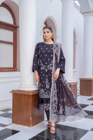 EXCLUSIVE DORIA Viscose 3-Piece Suit Artical Code 02
